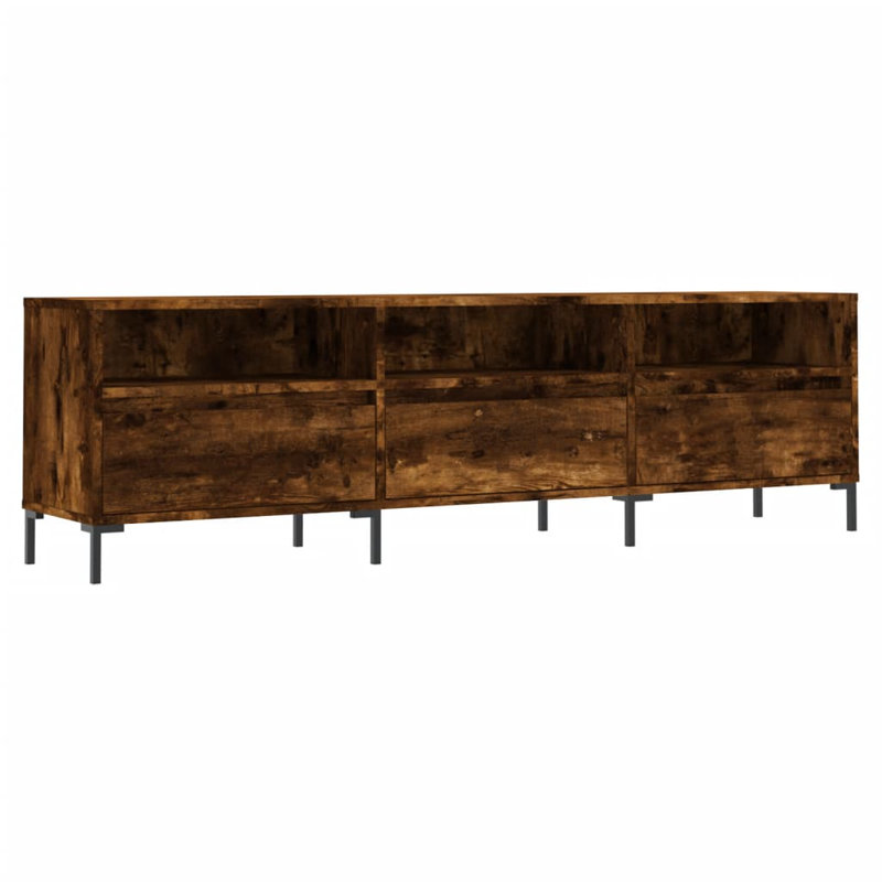 Meagyn TV Cabinet 150x30x44,5 cm Engineered Wood, Smoked Oak