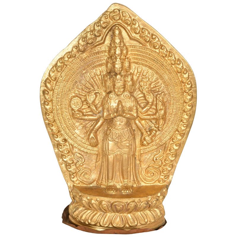 Assiette votive Mille bras Avalokiteshvara