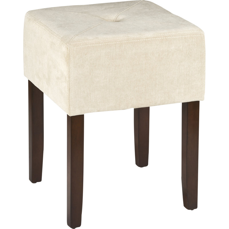 Solid + Manufactured Wood Accent Stool