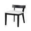 Ensemble de 2 chaises de salle à manger rembourrées modernes en cuir synthétique pour tout espace de vie-1334348972