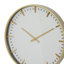 Horloge murale contemporaine en verre blanc Della Joss & Main, 19,63 x 19,63 x 2,38-5983219