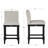 Tamami 26" High Modern Farmhouse Turned Leg Beaded Counter Stool-99277277-99277279-99277285