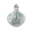 Vase en céramique bleu et blanc Bulbous
