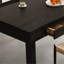 Ensemble de table de salle à manger en bois de frêne noir élégant-99212906