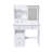 dressing table, mirror and LED light