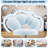 Armless Desk Chair Teddy Fabric Vanity Chair With Wheel-1722360089