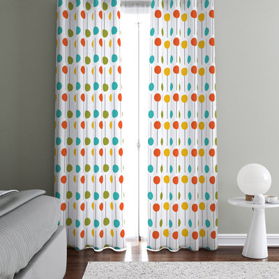 Semi Sheer Curtain Pair