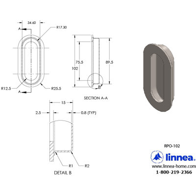 Flush Pull Plate