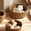 Panier rond en jonc de mer-616414781