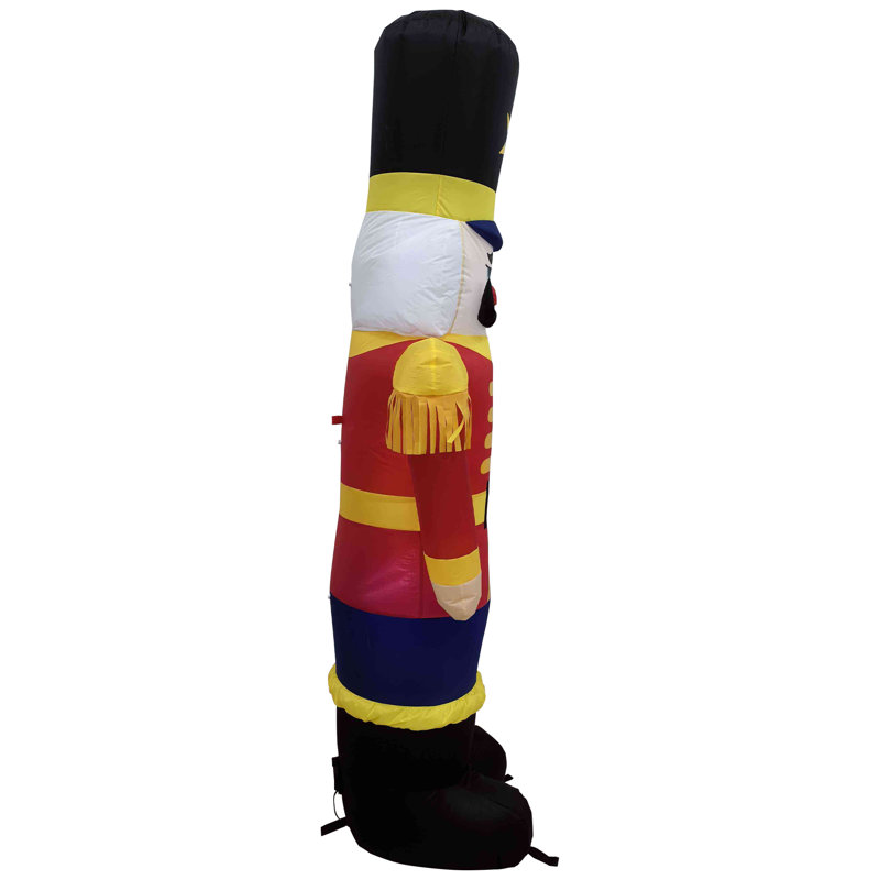 Lighted Inflatable Nutcracker Soldier Outdoor Christmas Decoration - 6.25'