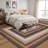 Machine Washable Rug for Living Room Braided Print Non-Slip Area Rug Stain Resistant Carpet for Dining Room Bedroom Nursery Office-1064500653