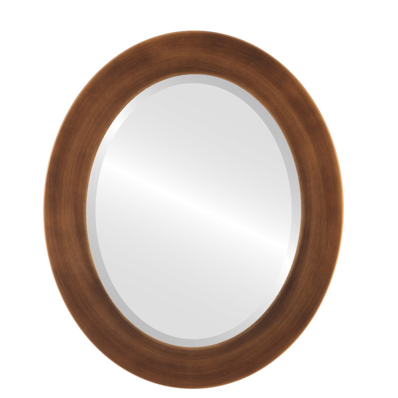 Meansville Wood Flat Wall Mirror, 19" x 15"
