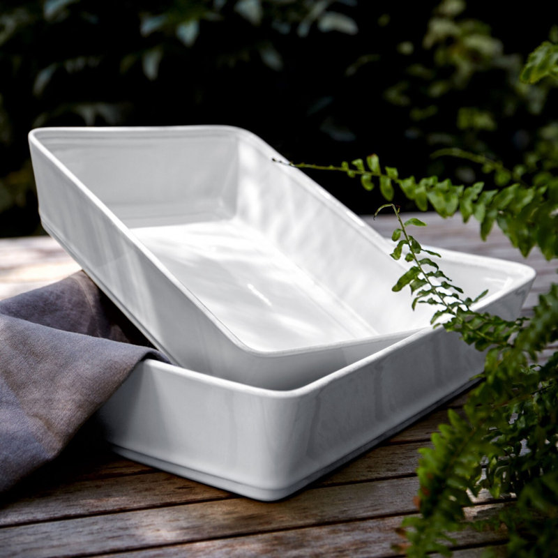 Friso Rectangle Stoneware Baker