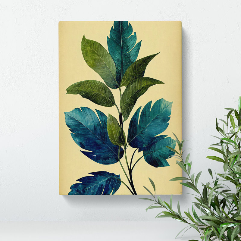 An Amazing Leaves - Wrapped Canvas Print, 50cm H x 35cm W x 3cm D