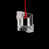 Polished Chrome/Red Rope