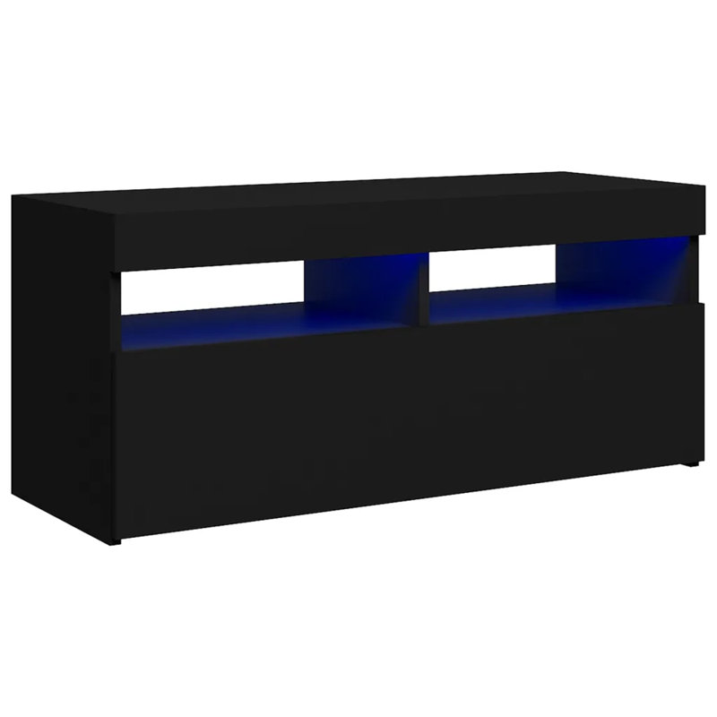 Madline Unfinished TV Stand, Black, 90cm