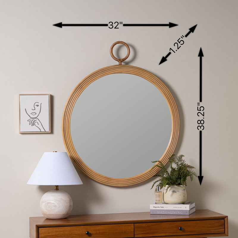 Darry Round Mirror