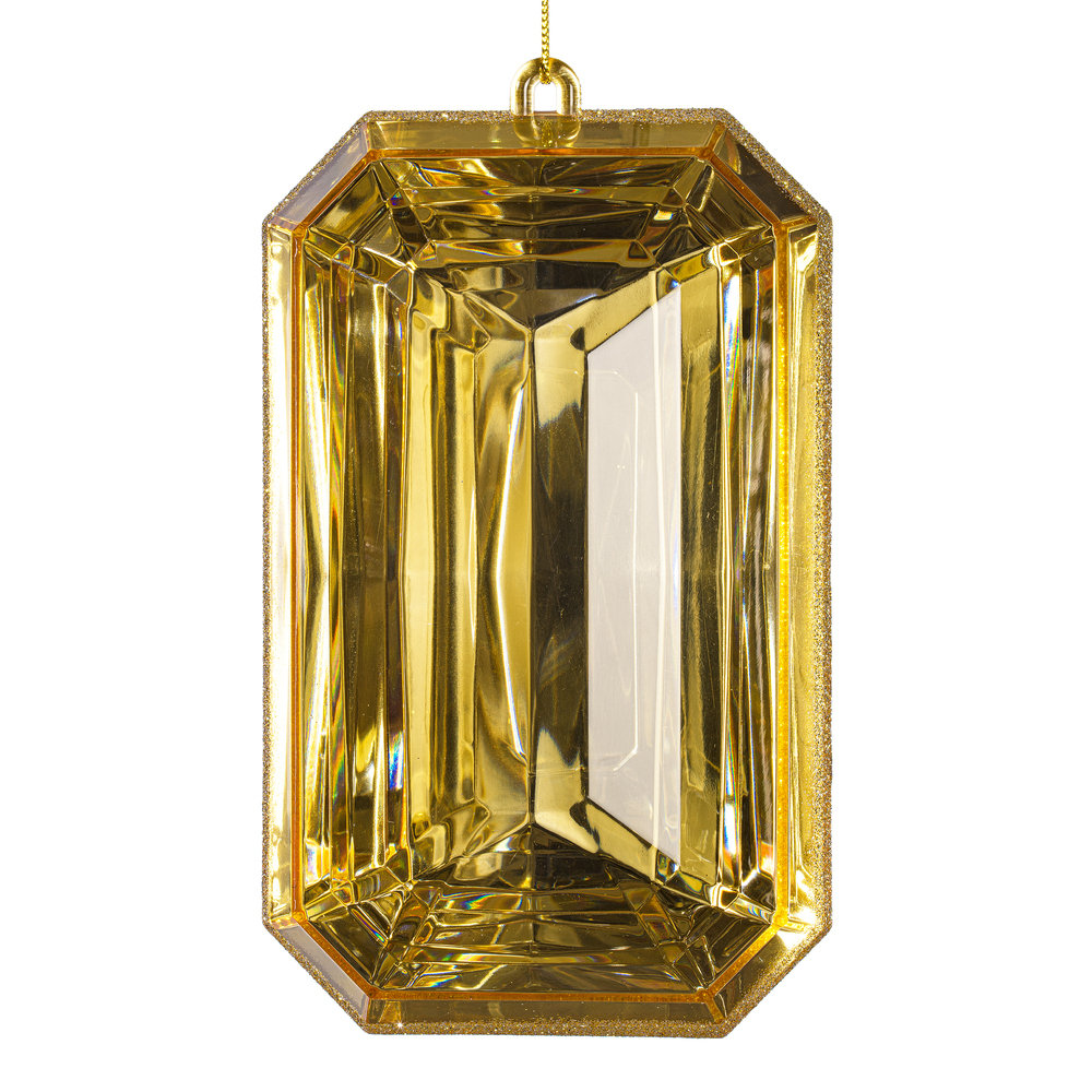 8" Shatterproof Holiday Ornament, Champagne