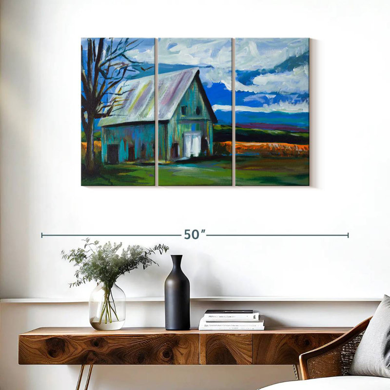 Lilie Old Barn, 24" H x 38" W