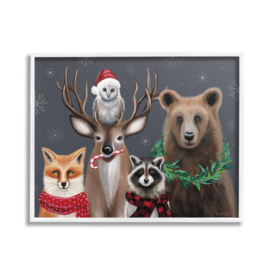 «Winter Woodland Animals», estampe numérique par Elizabeth Tyndall