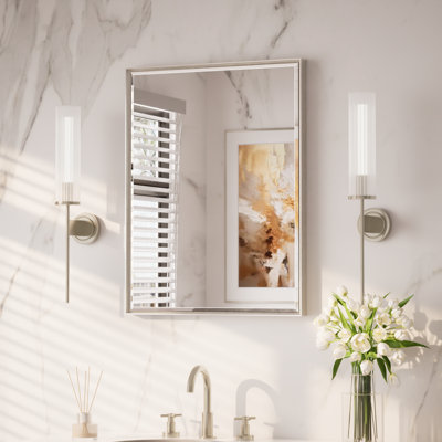 Areiona Beveled Bathroom Accent Vanity Mirror