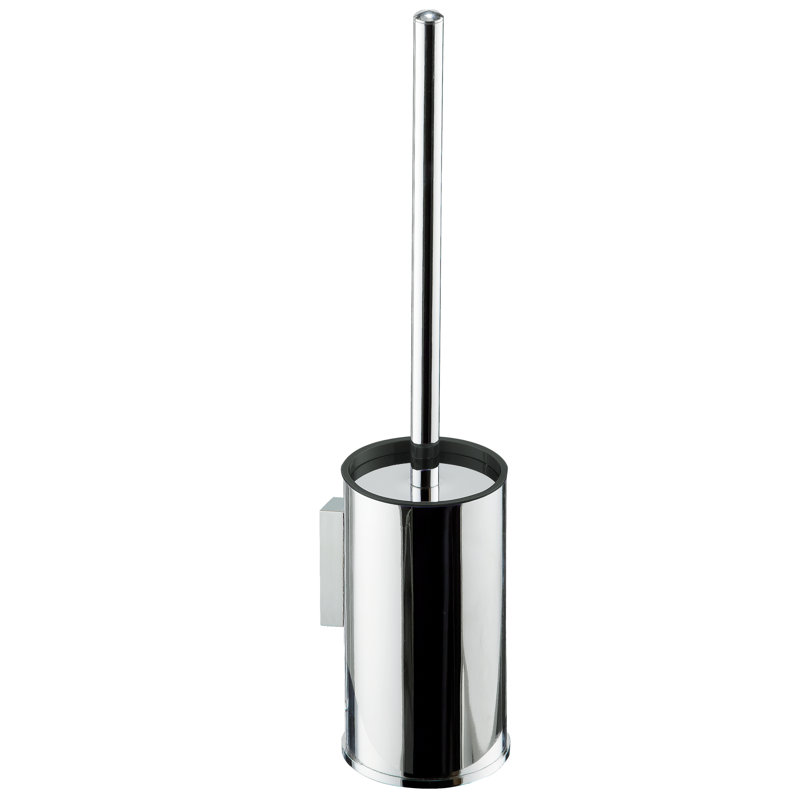 Porte-brosse mural 15,15 po, Chrome