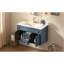 Armoire murale 36 po avec lavabo et tiroirs en céramique, meuble-lavabo simple de style français avec charnières à fermeture douce-149174190-149174193