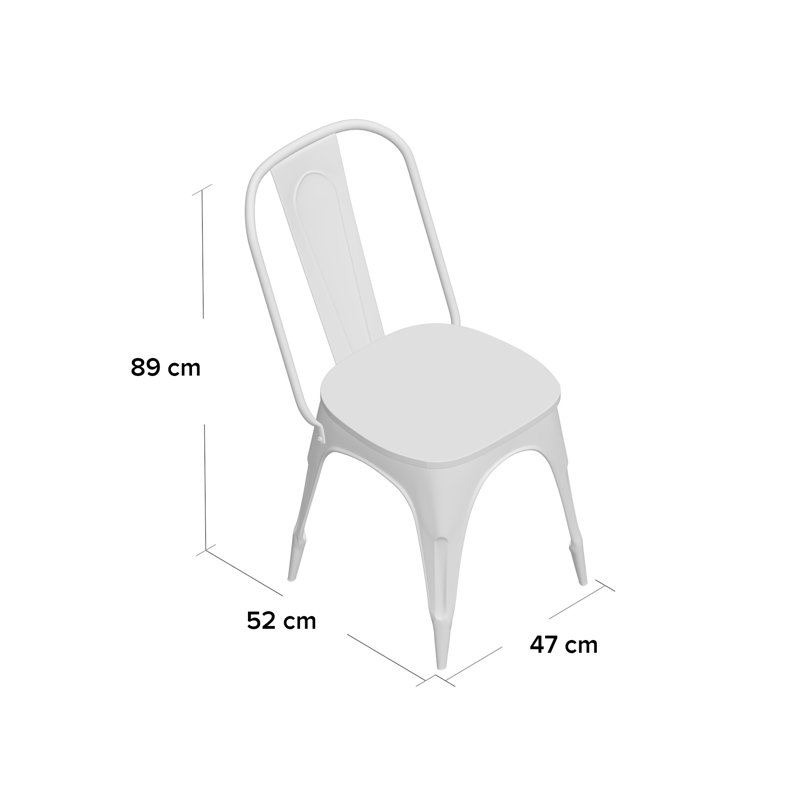 Georgeanna 46cm H Side Chair in Multicolour, 6