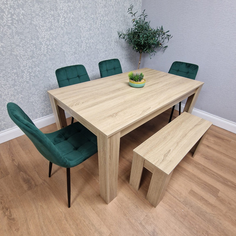 Murphysboro 6 - Person Dining Set, Green, 6