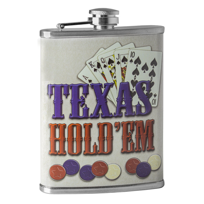 Ballon en acier inoxydable Texas Hold'Em