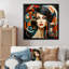Cubisme Mulitcolor, femme, création II - cubisme, art mural-546325215-546325205