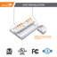 Luminaire à hauteur variable 2 pi x 1 pi