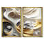 Abstrait géométrique liquide - art mural abstrait en marbre, impression sur toile crème abstraite 2 pièces-2145770557-2145770533-2145770532