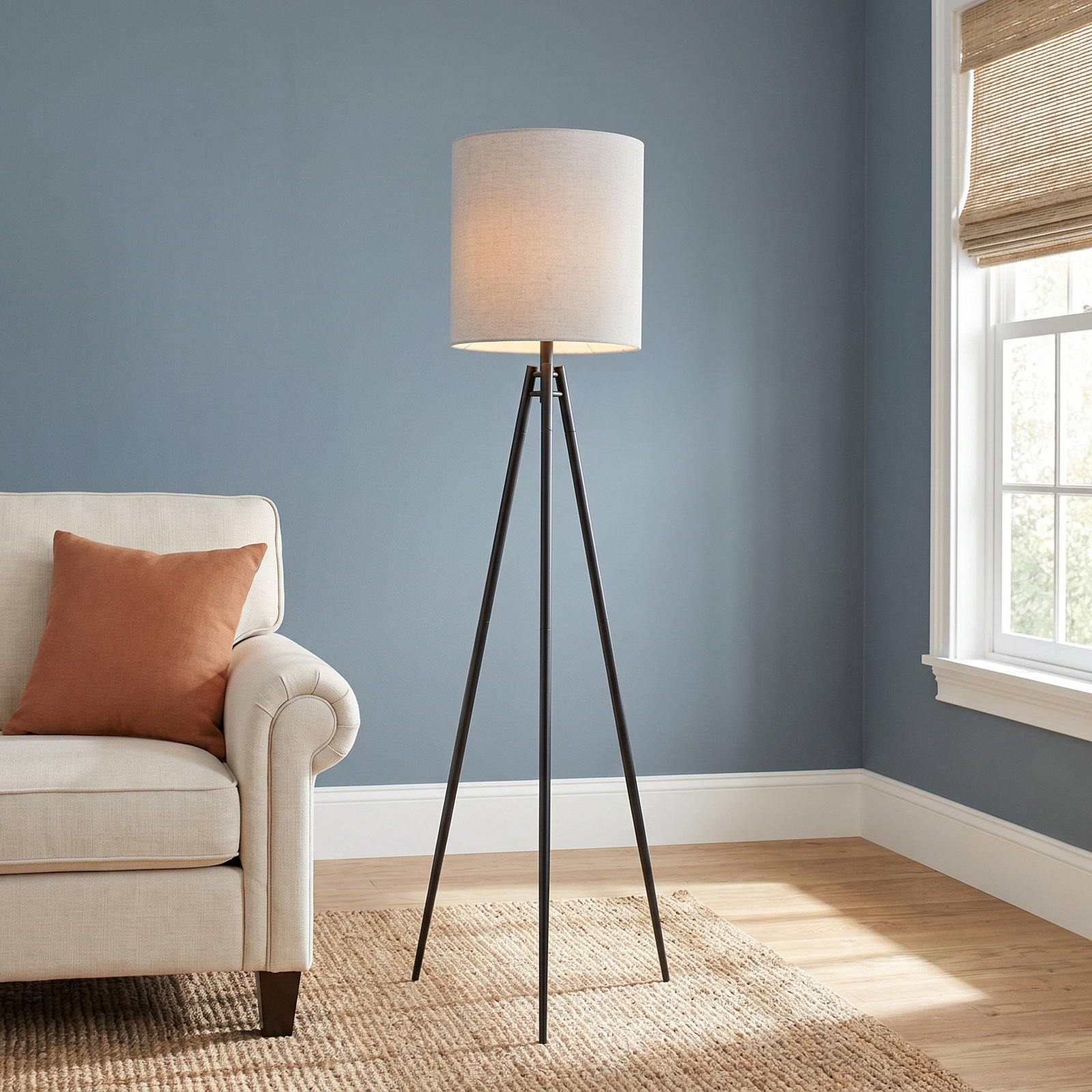 Kerala 69'' Dimmable Floor Lamp, Black