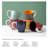 16 oz. Stoneware Coffee Mug (Set of 6), American Diner Style Two-Tone Mugs with Colored Rim