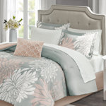 Maible Floral Comforter Set with Cotton Bed Sheets