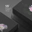 Flower Blossom "High Contrast Pink White Carnation" sur toile-99542710