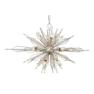 Orbital Oval Linear Pendant - 20"D x 36"W x 20"H - Gold Dust