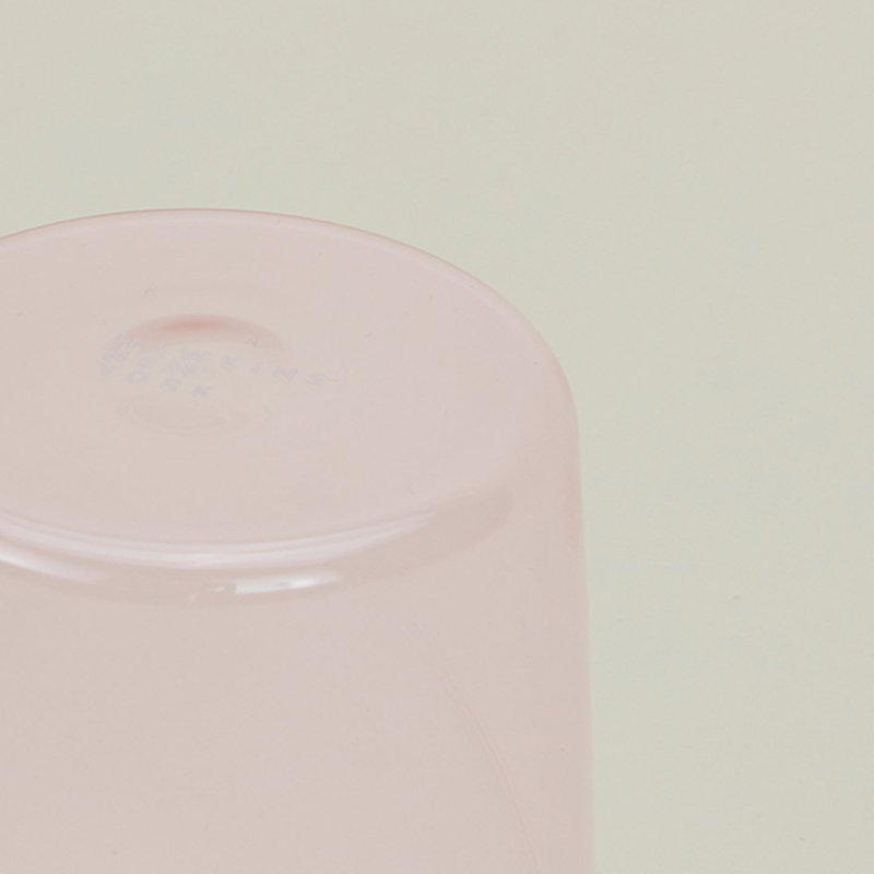 Verrerie essentielle, Verre à vin sans pied, Rosé