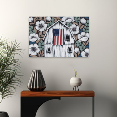 Art abstrait floral contemporain