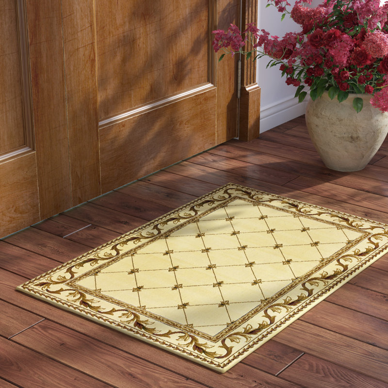 Gaythorne Heirloom Traditional Ivory Classic Performance Area Rug, Rectangle 3'3" x 4'11"