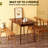 Mid-Century Modern Kitchen Table,Rectangle Dining Table,For Your Home