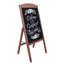 Wood Magnetic Free-Standing Chalkboard, 35.4" x 16.7"-56082453