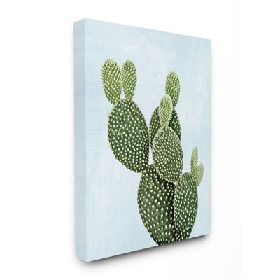 «Unique Desert Cactus Plant Prickly Pear Blue Green» par Ziwei Li - impression d'art graphique