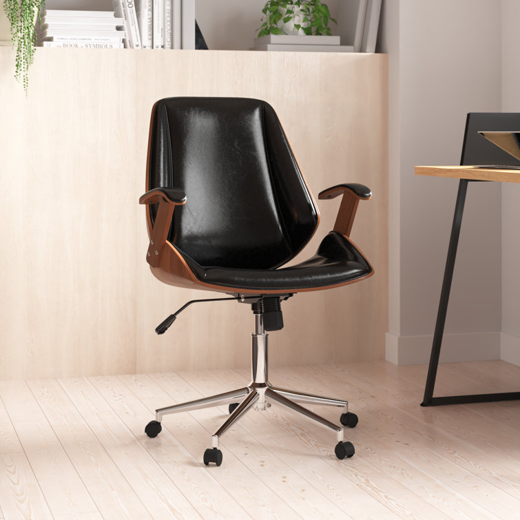 Desk Footrest Cover Black by Capra Leather