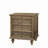 Farmhouse Nightstands Set of 2 with 4 Drawer, Wood Storage End Table with Hidden Pull-Out Shelf, Large Side Table with 4 Solid Wood Feet and Metal Handle, Easy Assembly, Light Brown-665701552-665701558