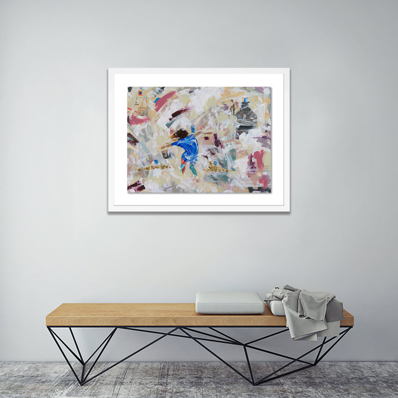Dancing In The Ruins Print by Kimmy Quillin, 33" H x 40" W x 2.5" D, White