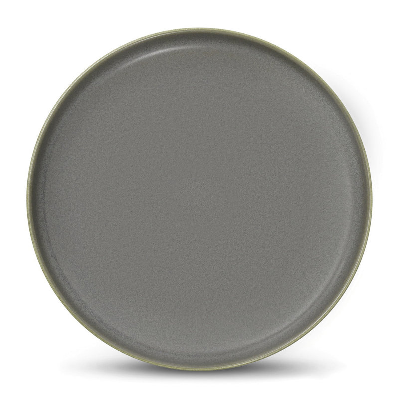 Habraham 4 Piece Dinner Plate Set, Beige/Grey