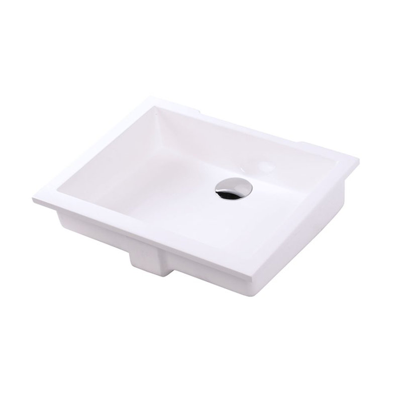Kubista 19.5'' L Bathroom Sink, Gloss White