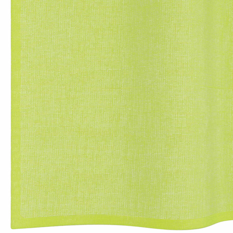 Semi Sheer Curtain Pair, Apple Green